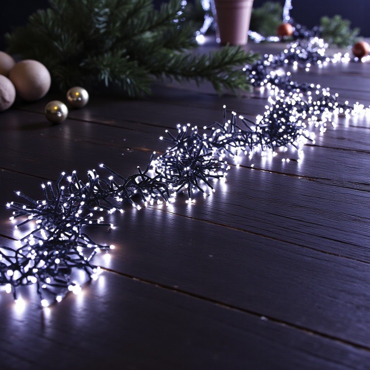 1500 LED Cluster Christmas String Lights