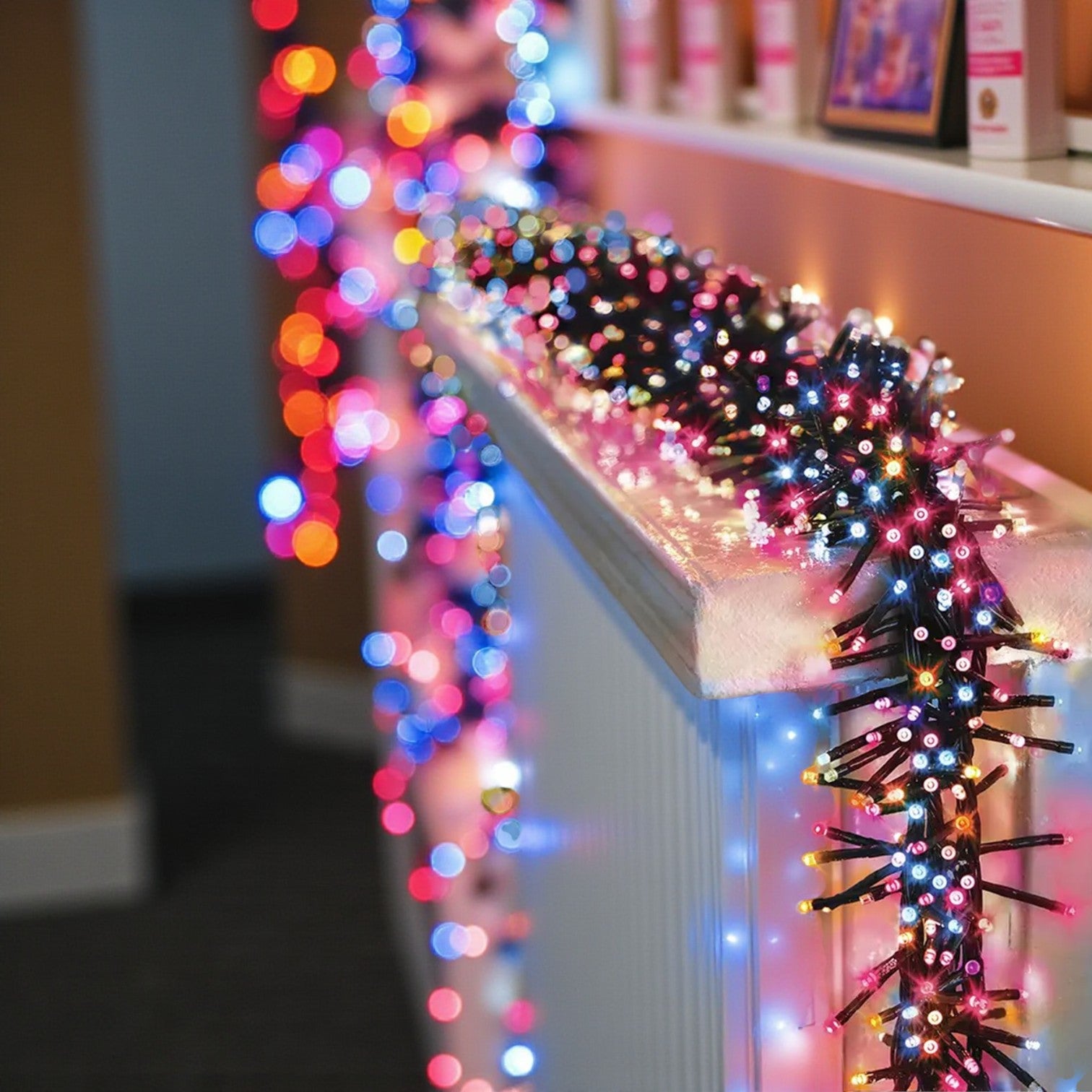 1500 LED Cluster Christmas String Lights