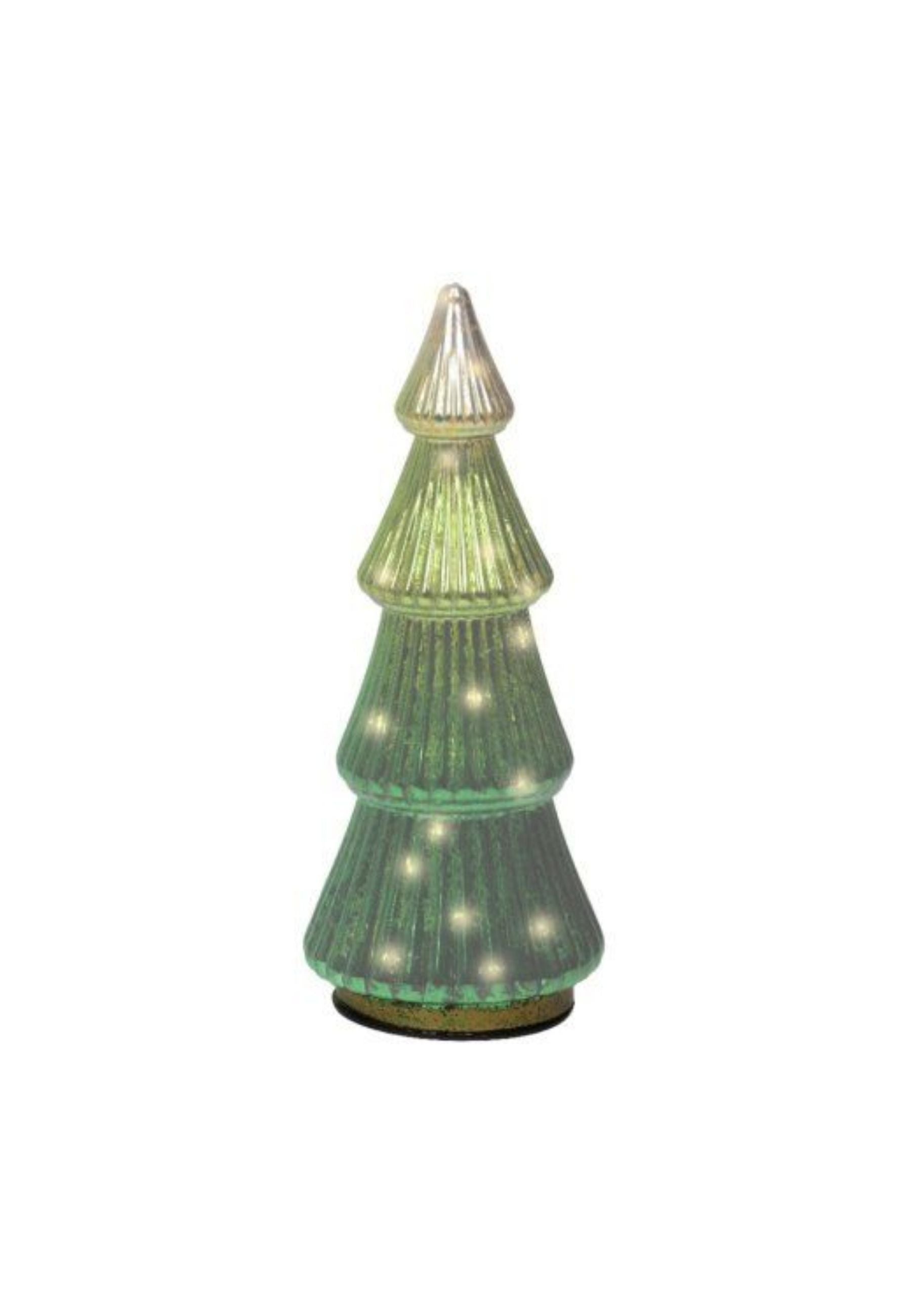 Glass Christmas Tree LED Standing Decoration