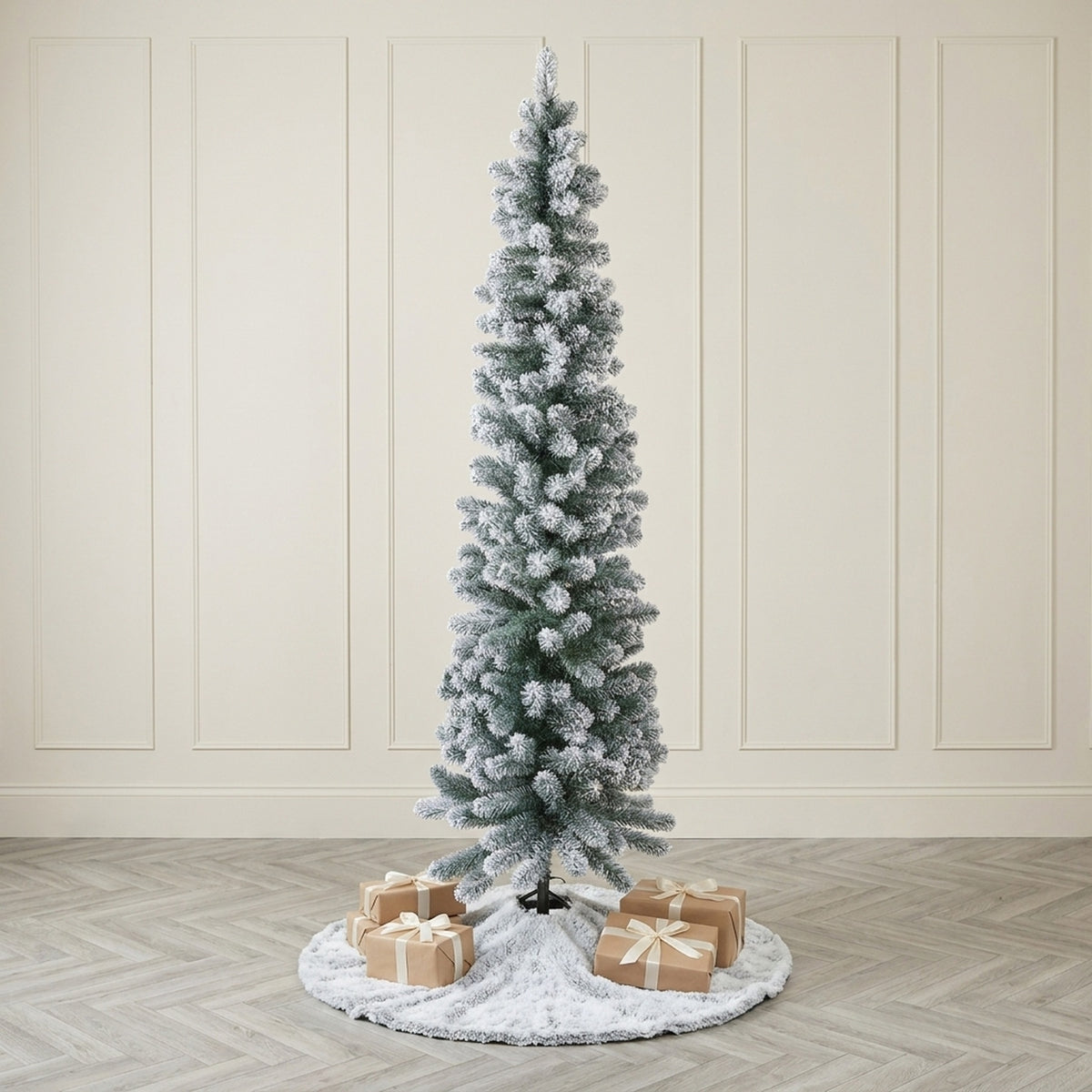 5ft Snowy King Pine Ultra Slim Artificial Christmas Tree