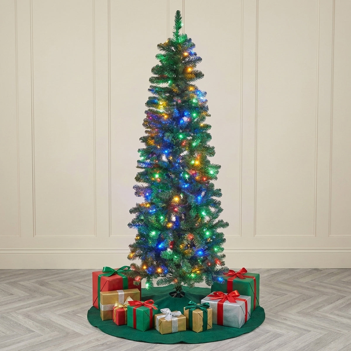 5ft King Pine Slim Pre-Lit Christmas Tree