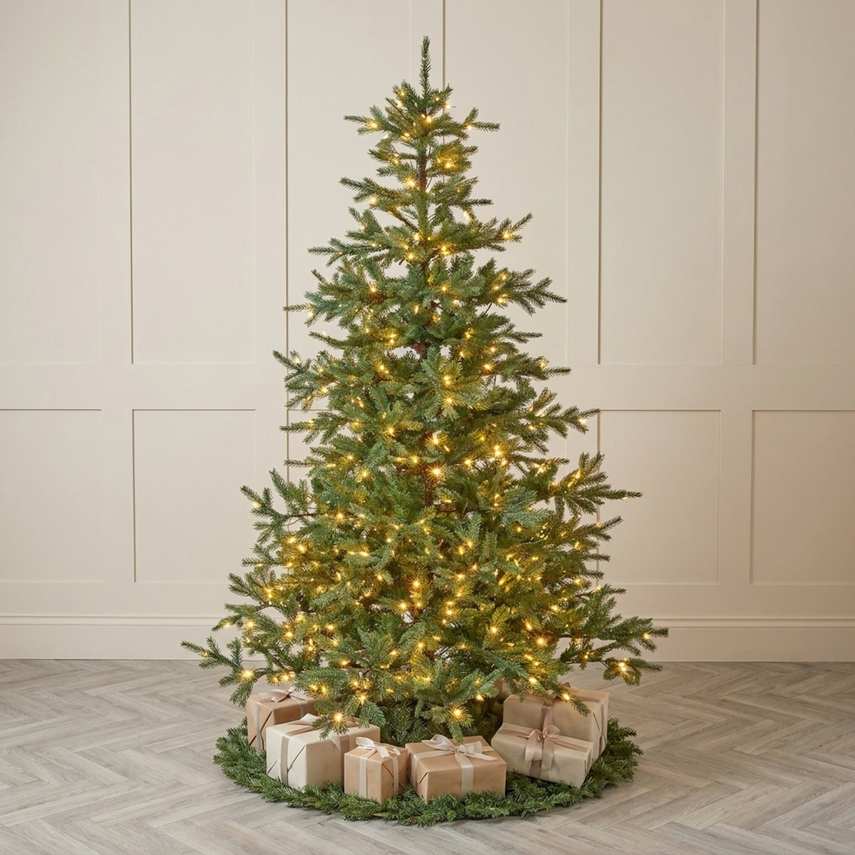 7ft King Conifer Pre-Lit Christmas Tree