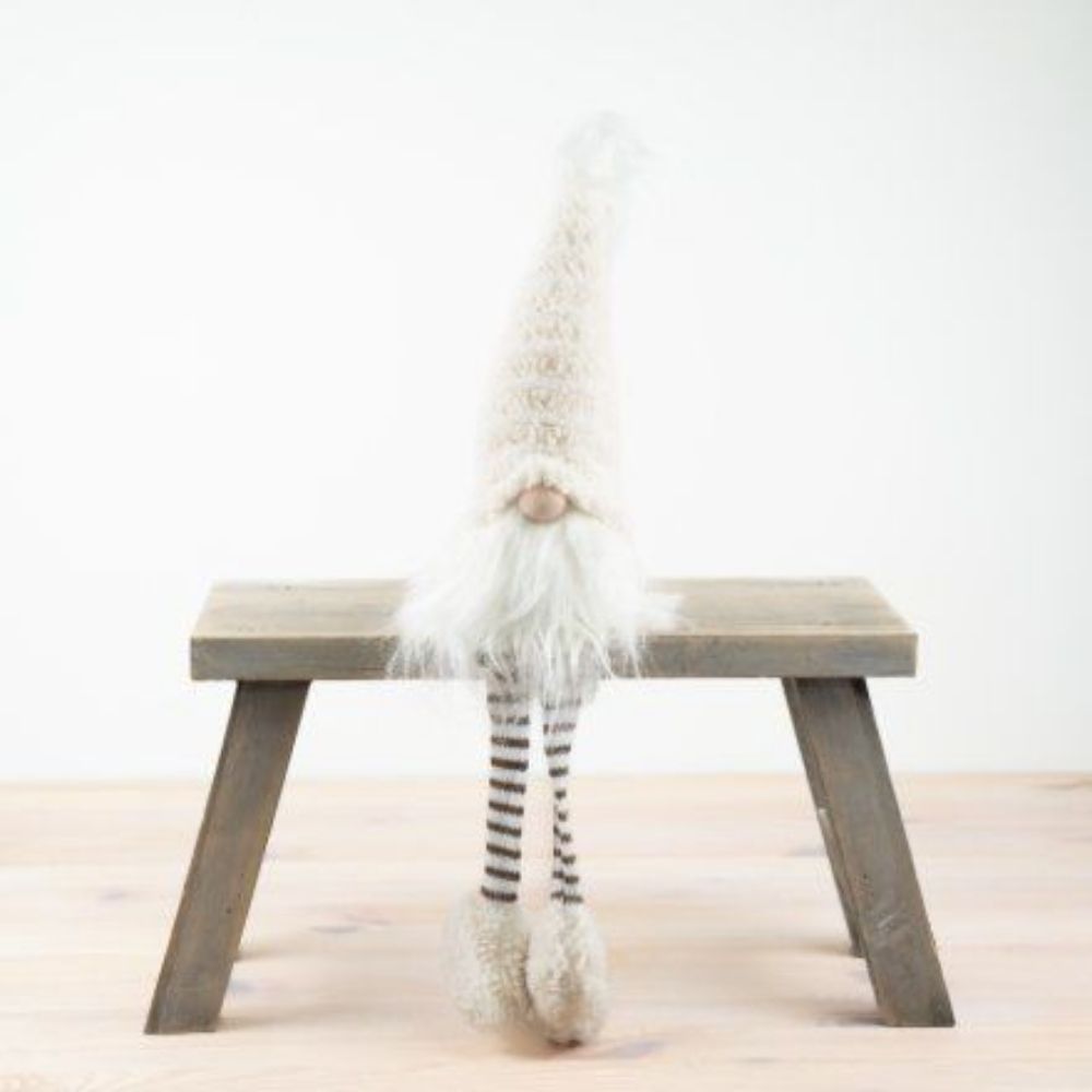 Fuzzy Soft Xmas Dangle Leg Gonk