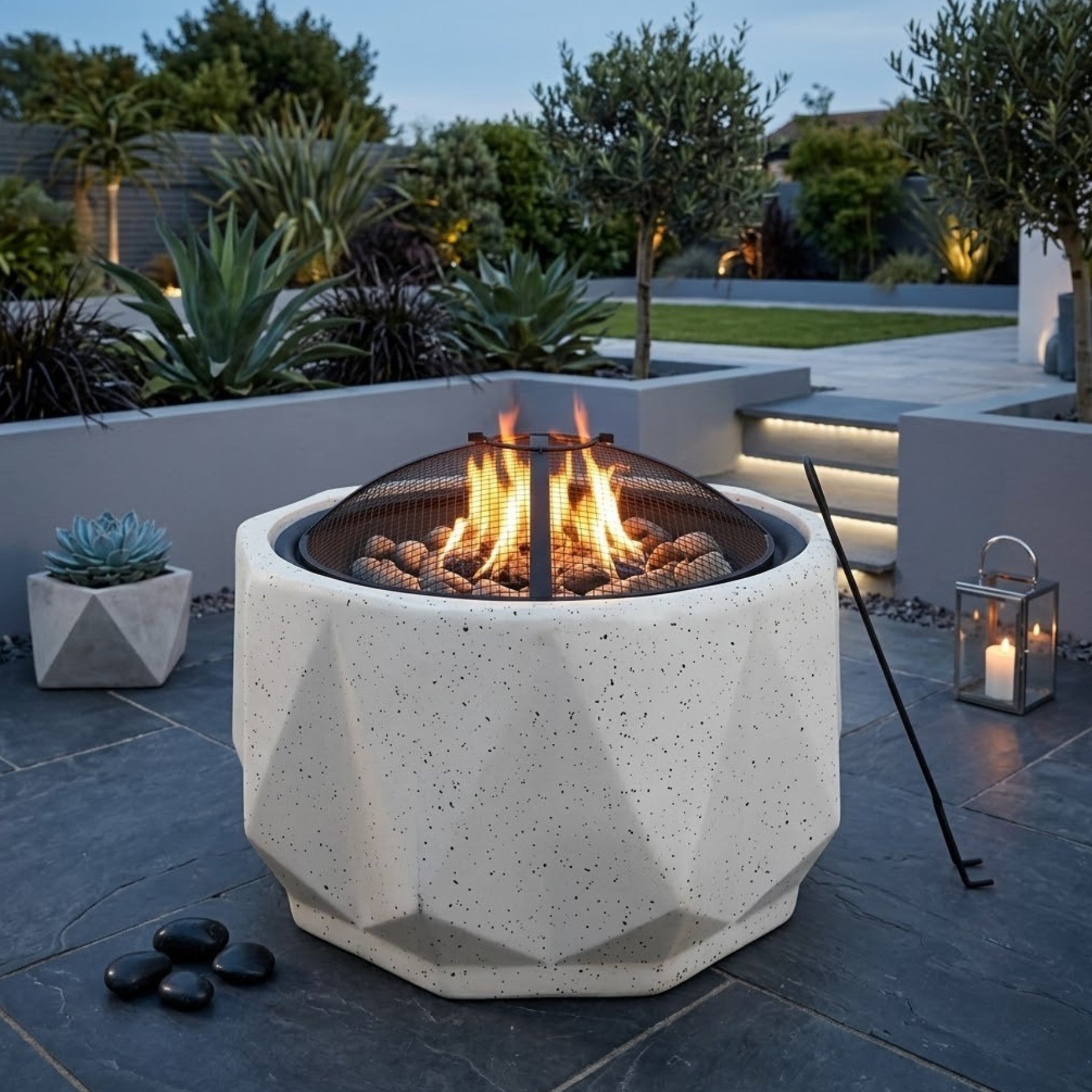 Lunaria Magnesium Oxide Fire Pit