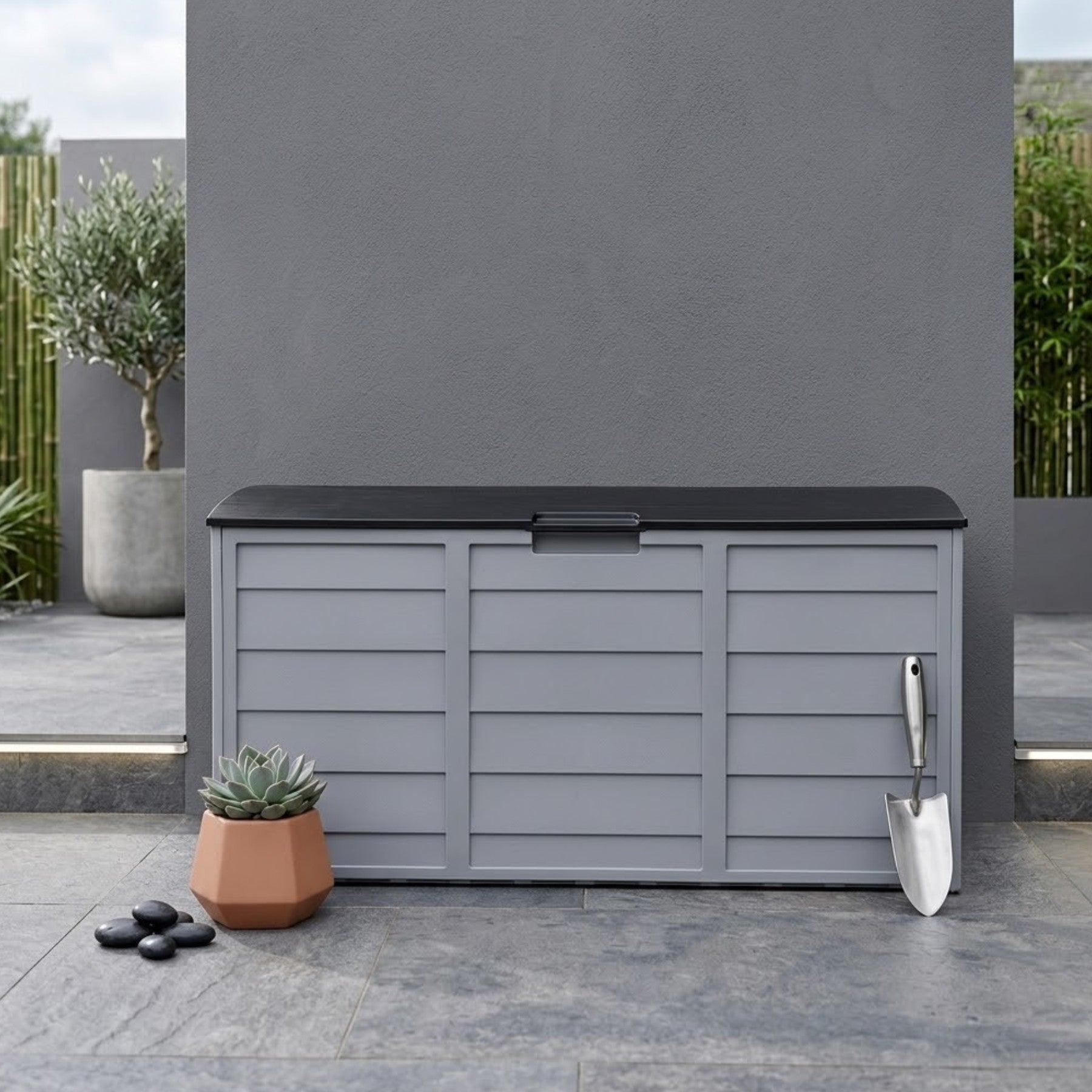 Haxton 290L Plastic Outdoor Garden Storage Box