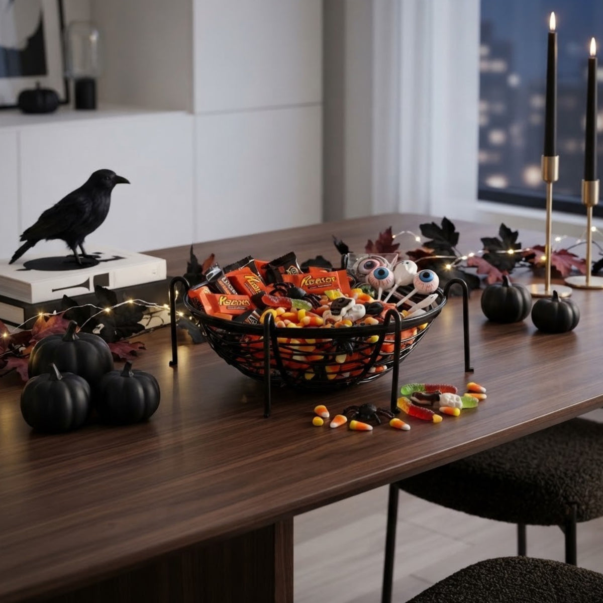 Spooky Spider Legs Halloween Bowl