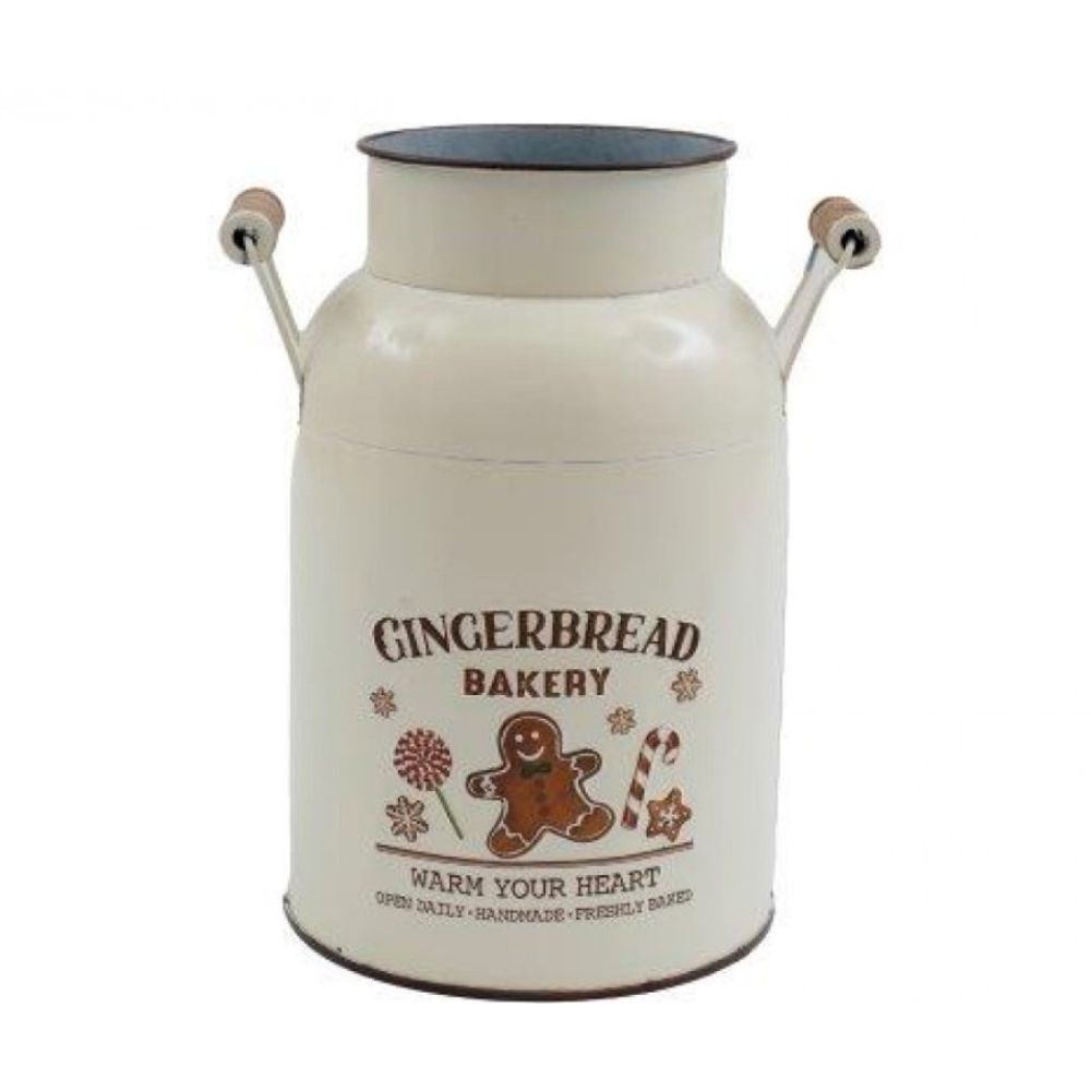 Gingerbread Christmas Vase with Handles