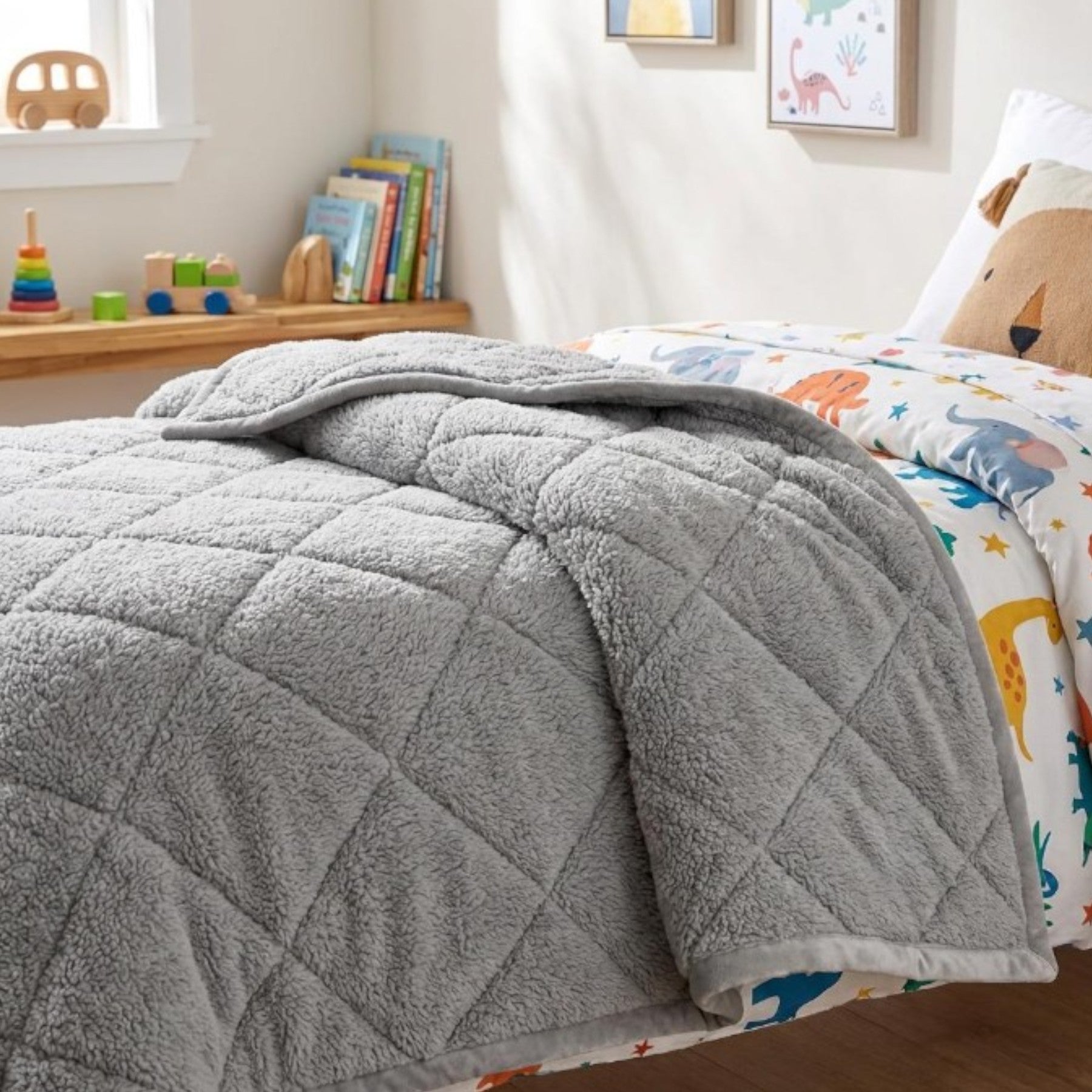 Weighted Kids Soft Teddy Fleece Blanket