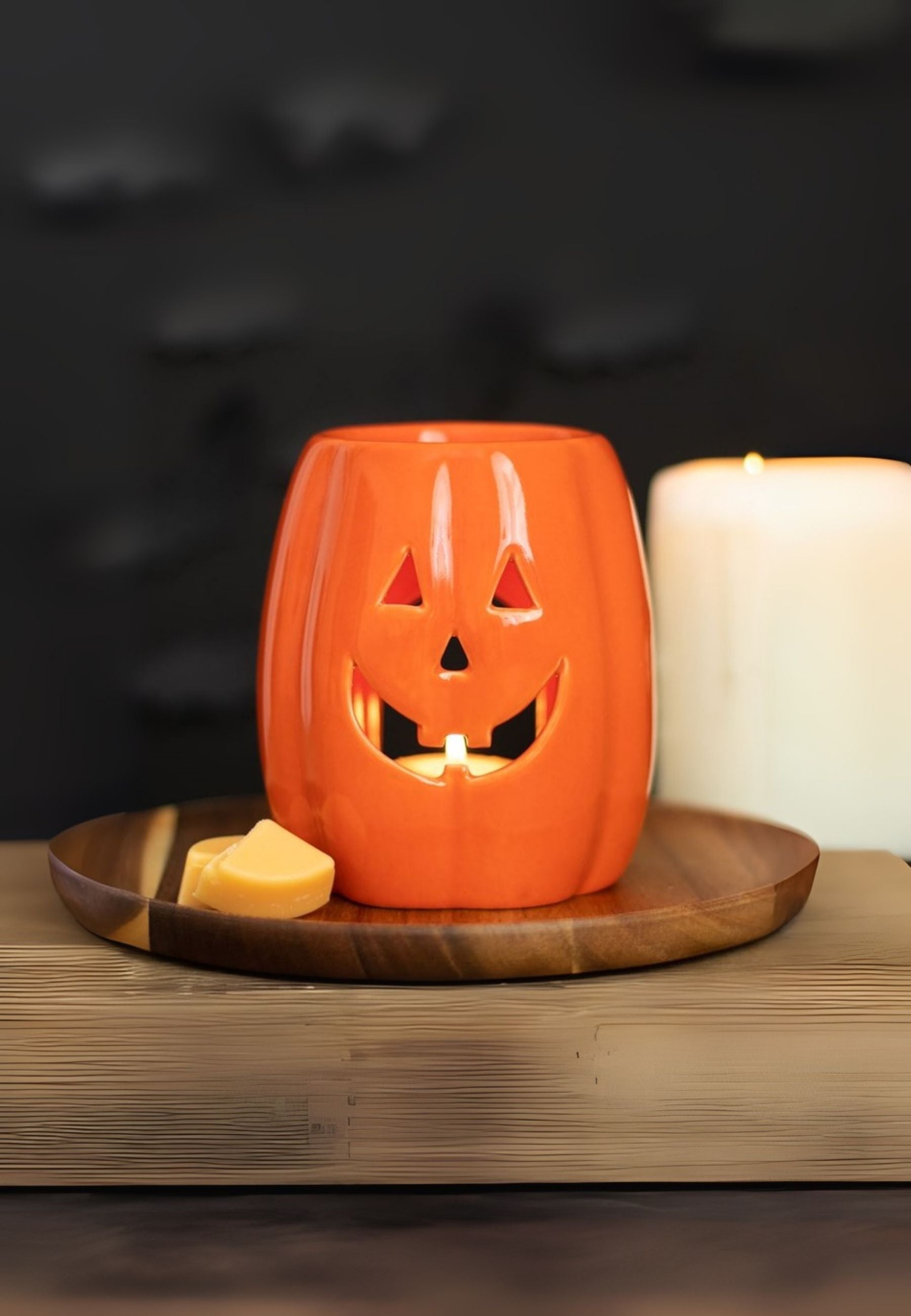 Jack O Lantern Pumpkin Oil Wax Burner