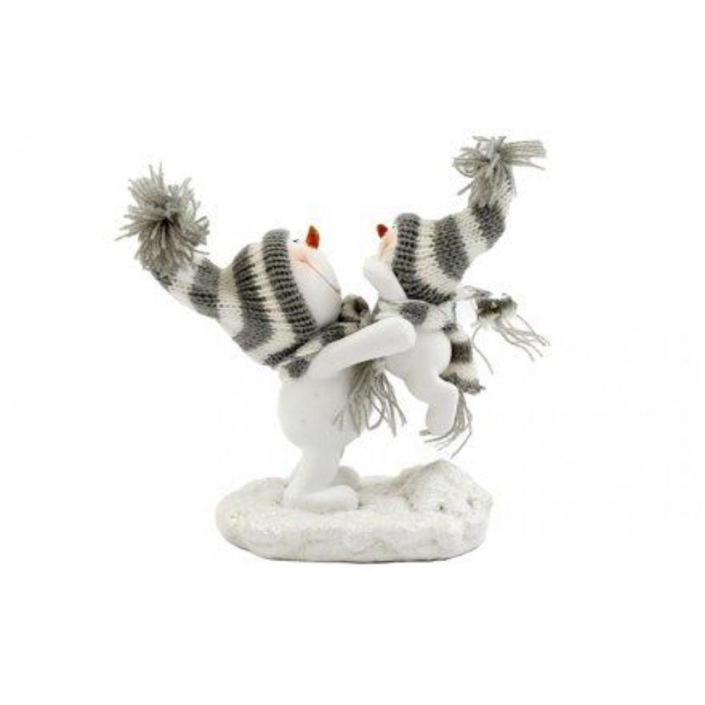 Hugging Snowmen Christmas Ornament