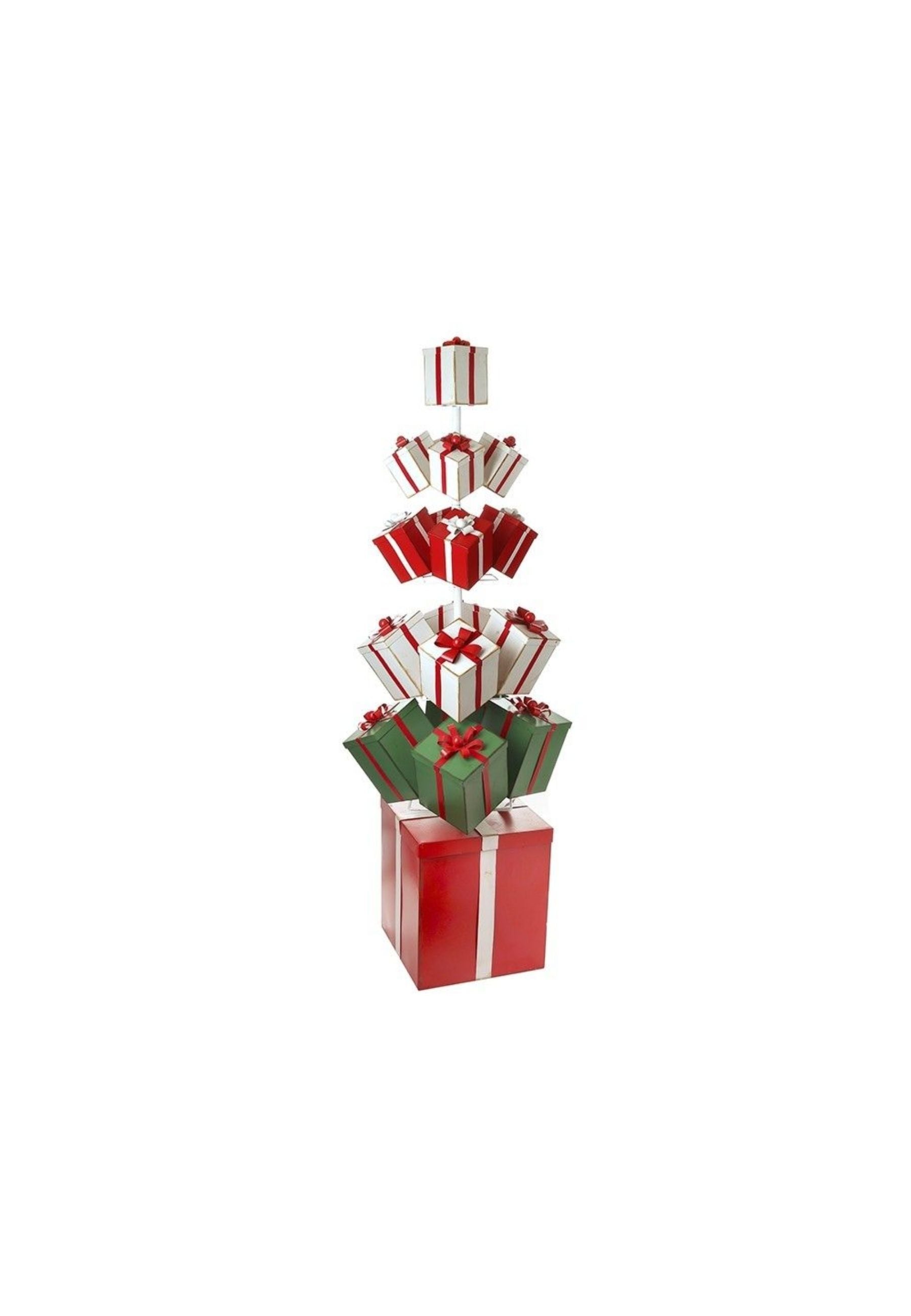 6ft Metal Christmas Present Tree Display