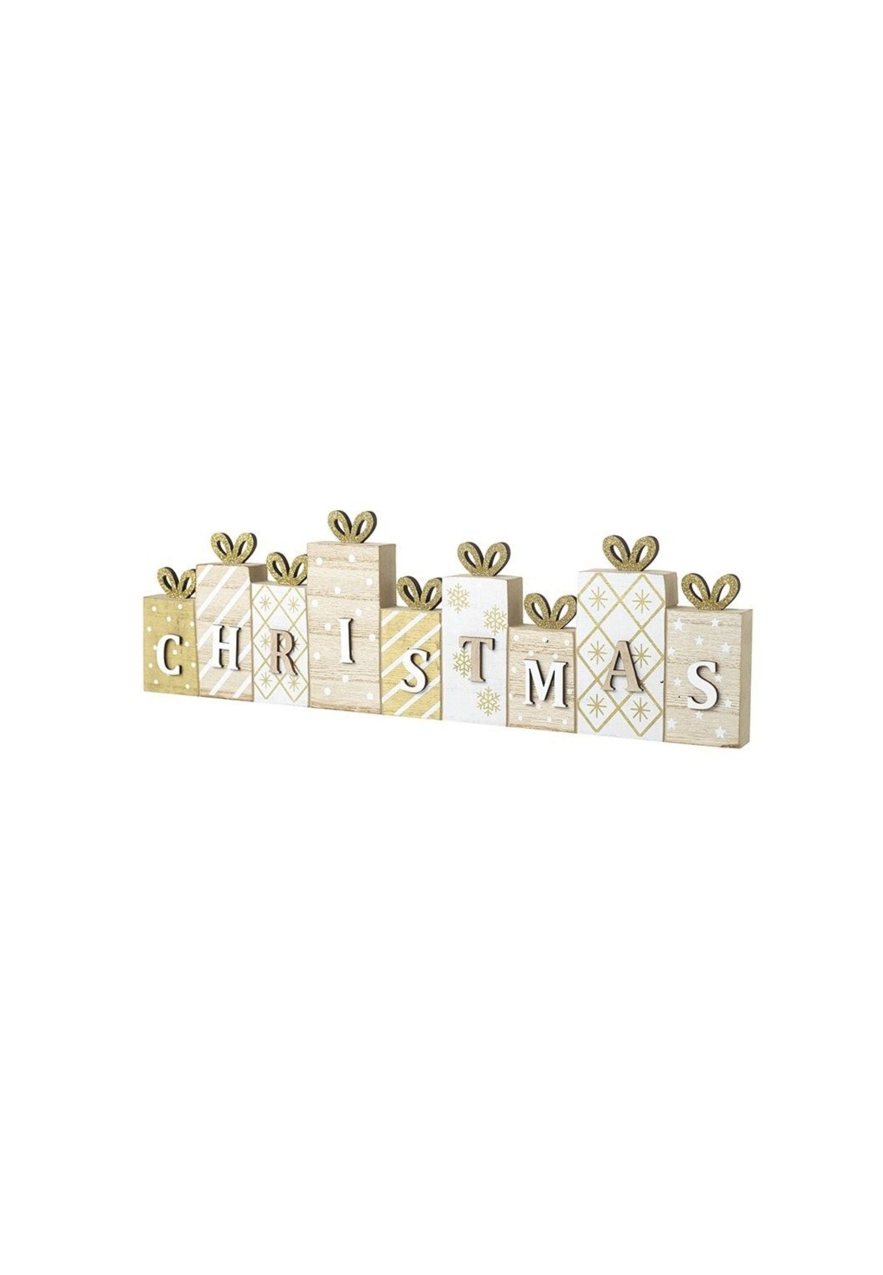 Christmas Presets Wooden Ornament