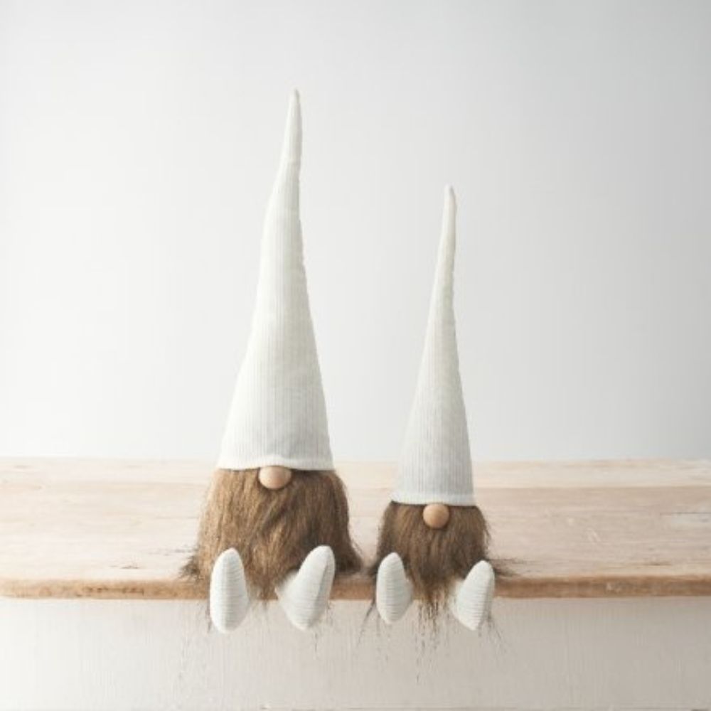 Set Of 2 Corduroy Christmas Hat Gonks