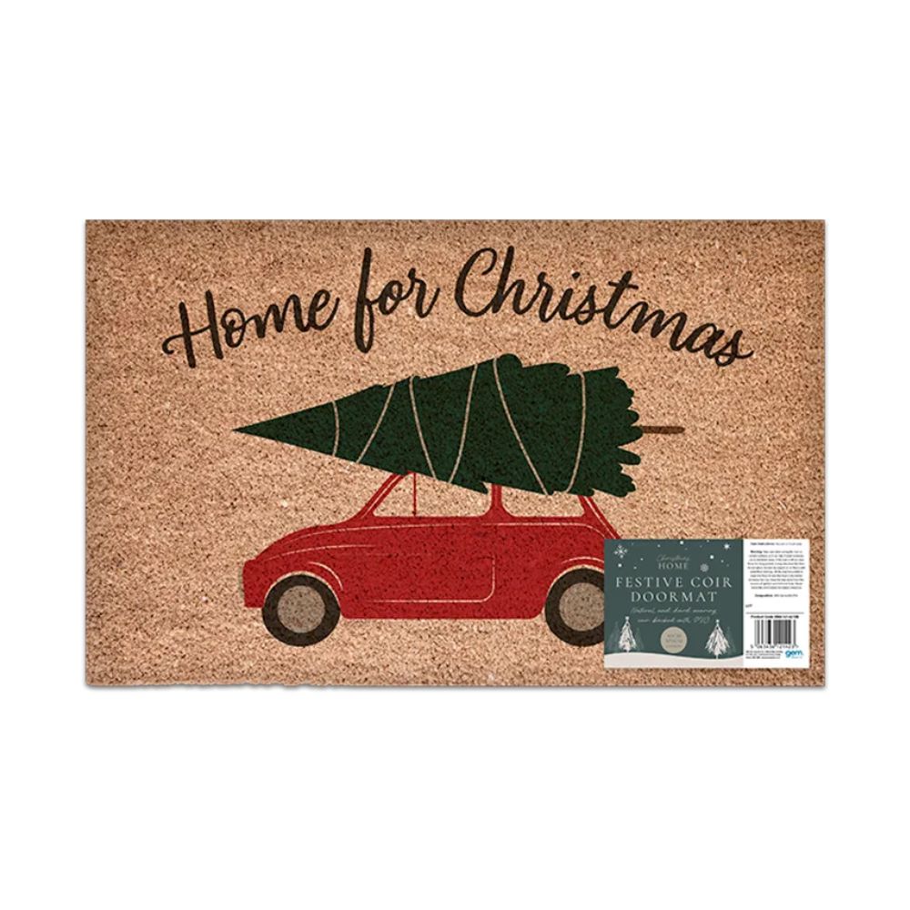 Driving Home For Christmas Doormat