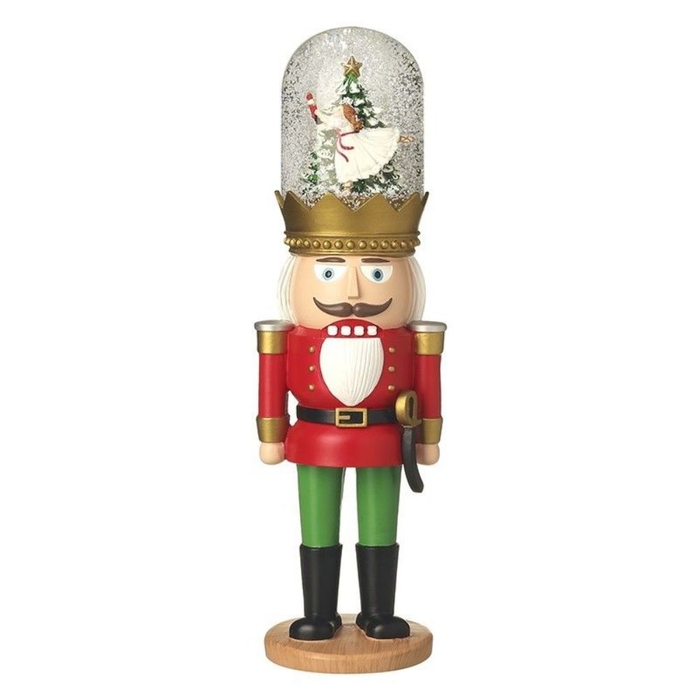Standing Nutcracker Snowglobe Ornament