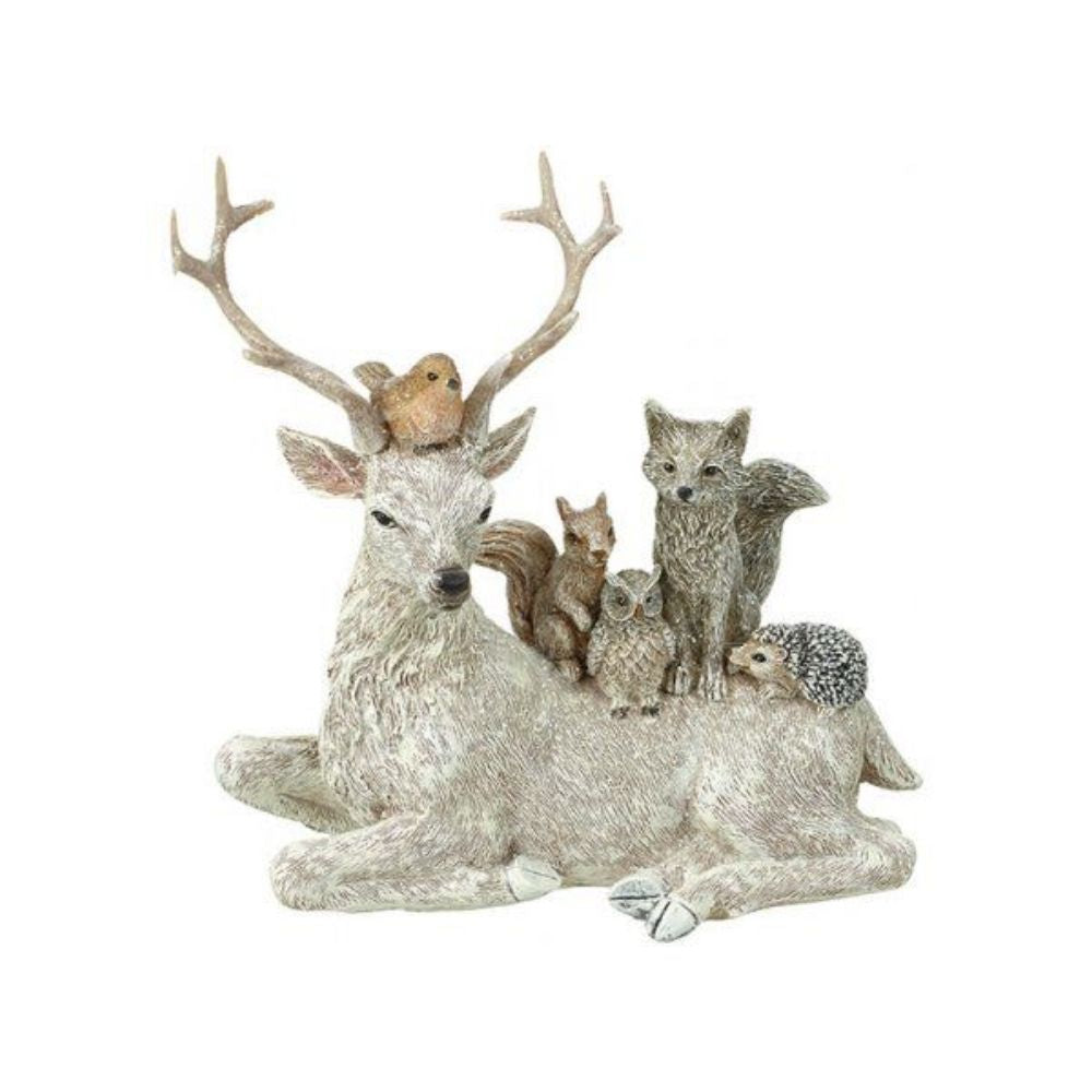 Woodland Stag And Friends Ornament