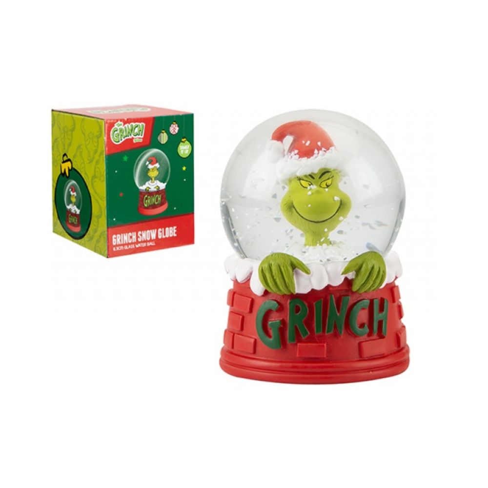 Grinch Christmas Snowglobe Decoration