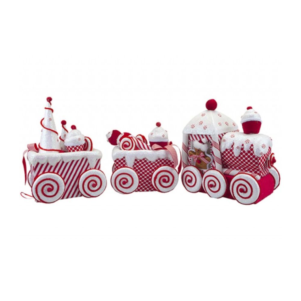 Extra Large Candy Cane Train Decoration