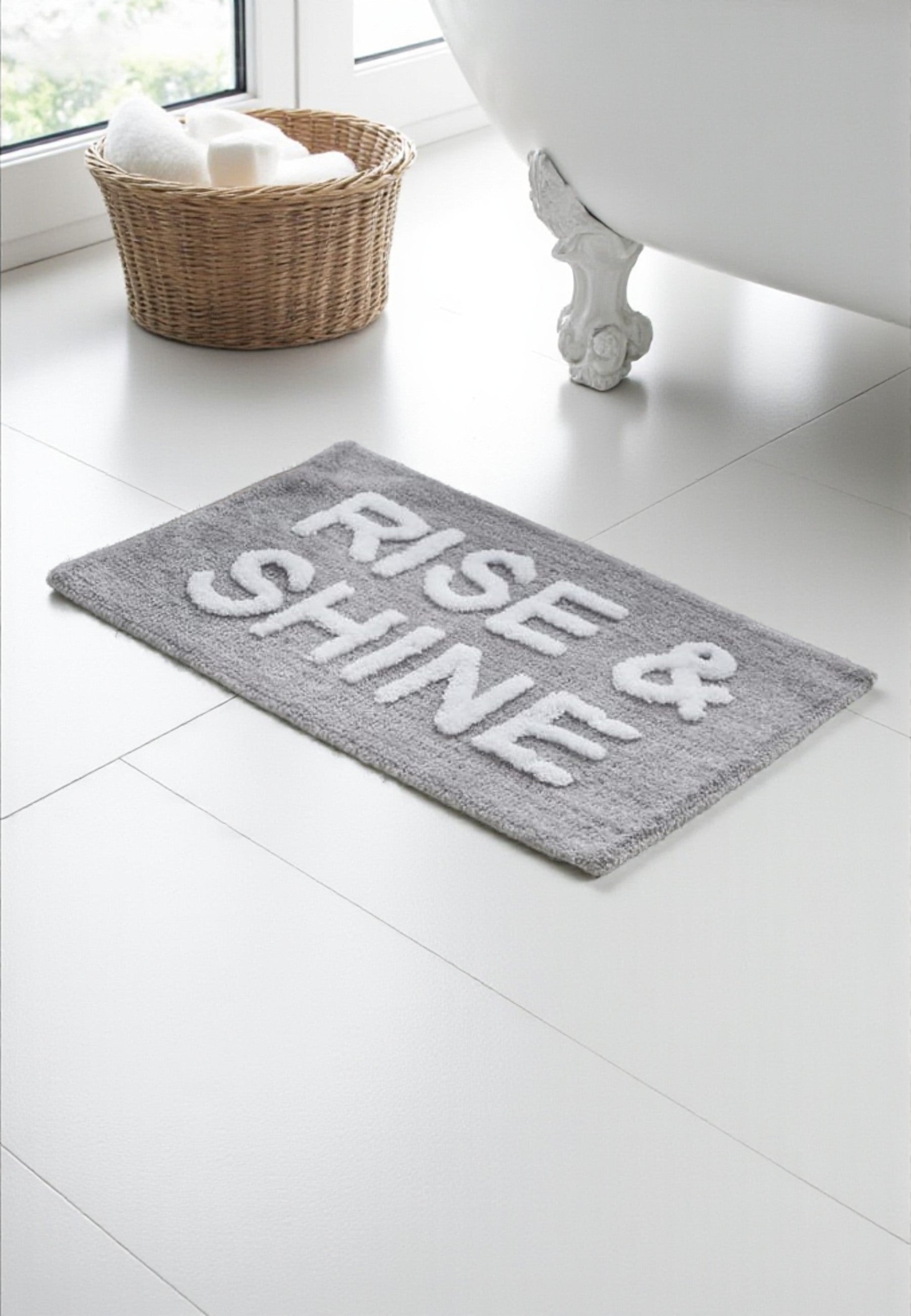 Rise And Shine Bathroom Floor Mat