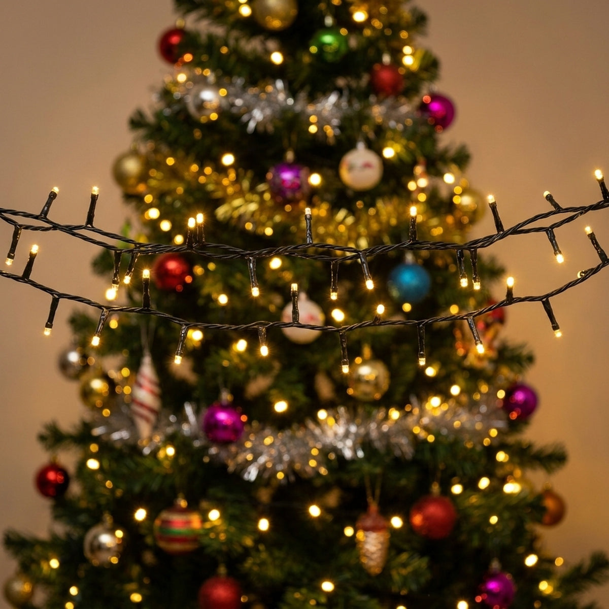 Vibrant Mains Operated 3000 LED Compact String Lights