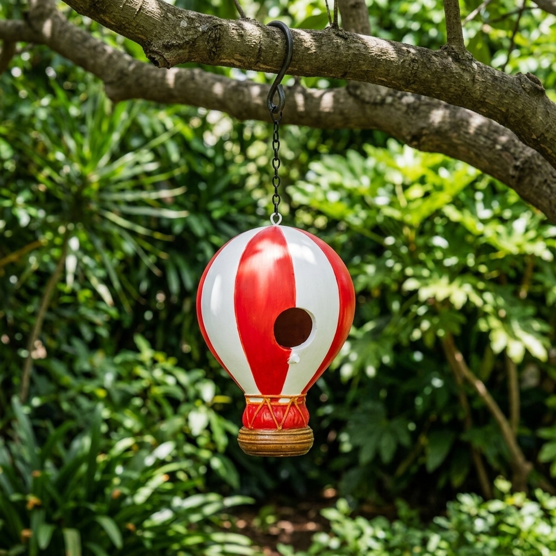 Hanging Hot Air Balloon Bird House