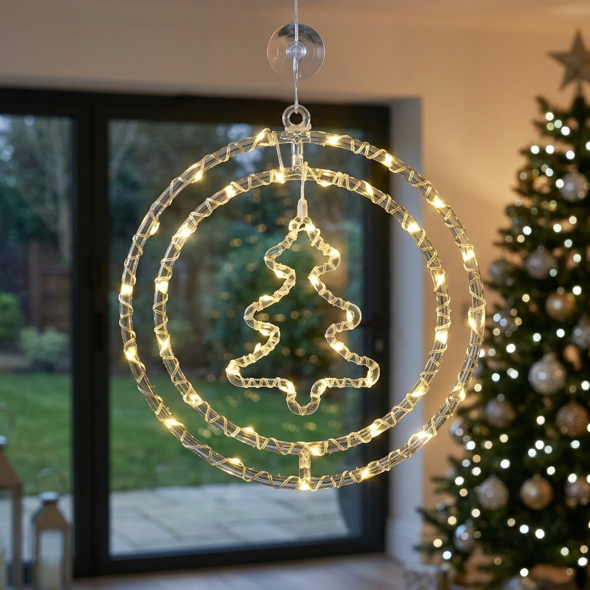 Christmas Window Hanging Light