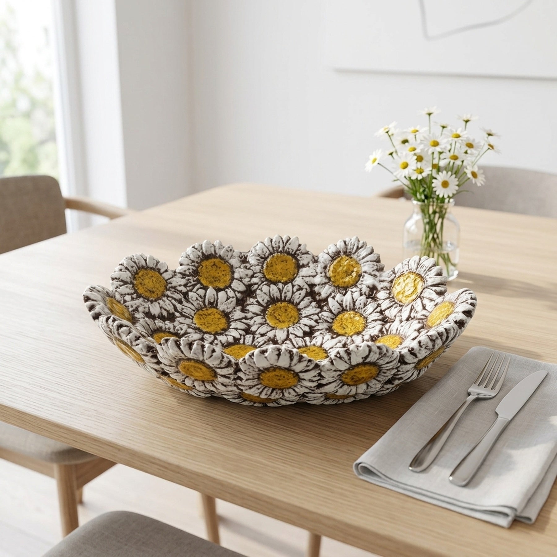 Springtime Daisy Decorative Plate