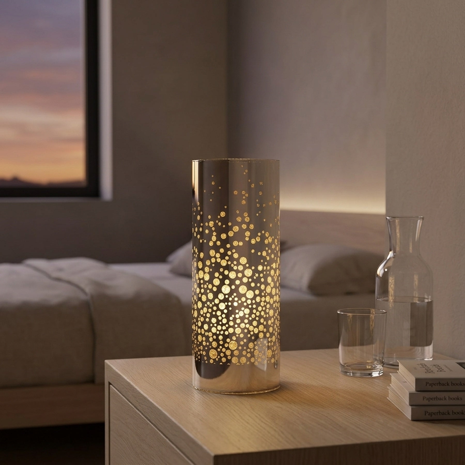 Maison Scattered Dot Design Tube Lamp