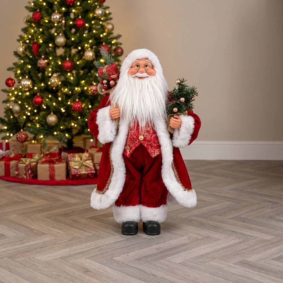 Small Santa Christmas Decoration