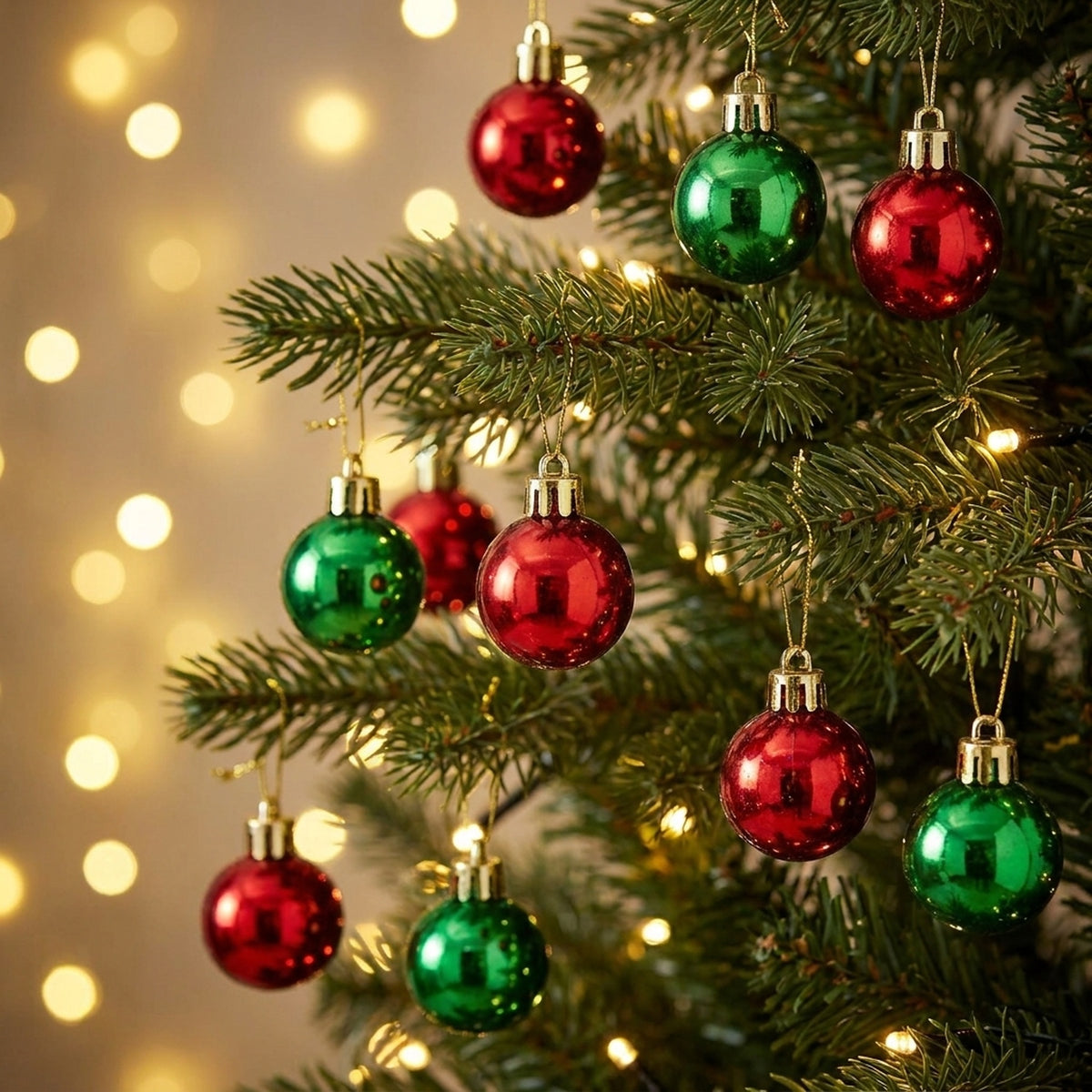 Cosy Cottage Traditional Festive Baubles