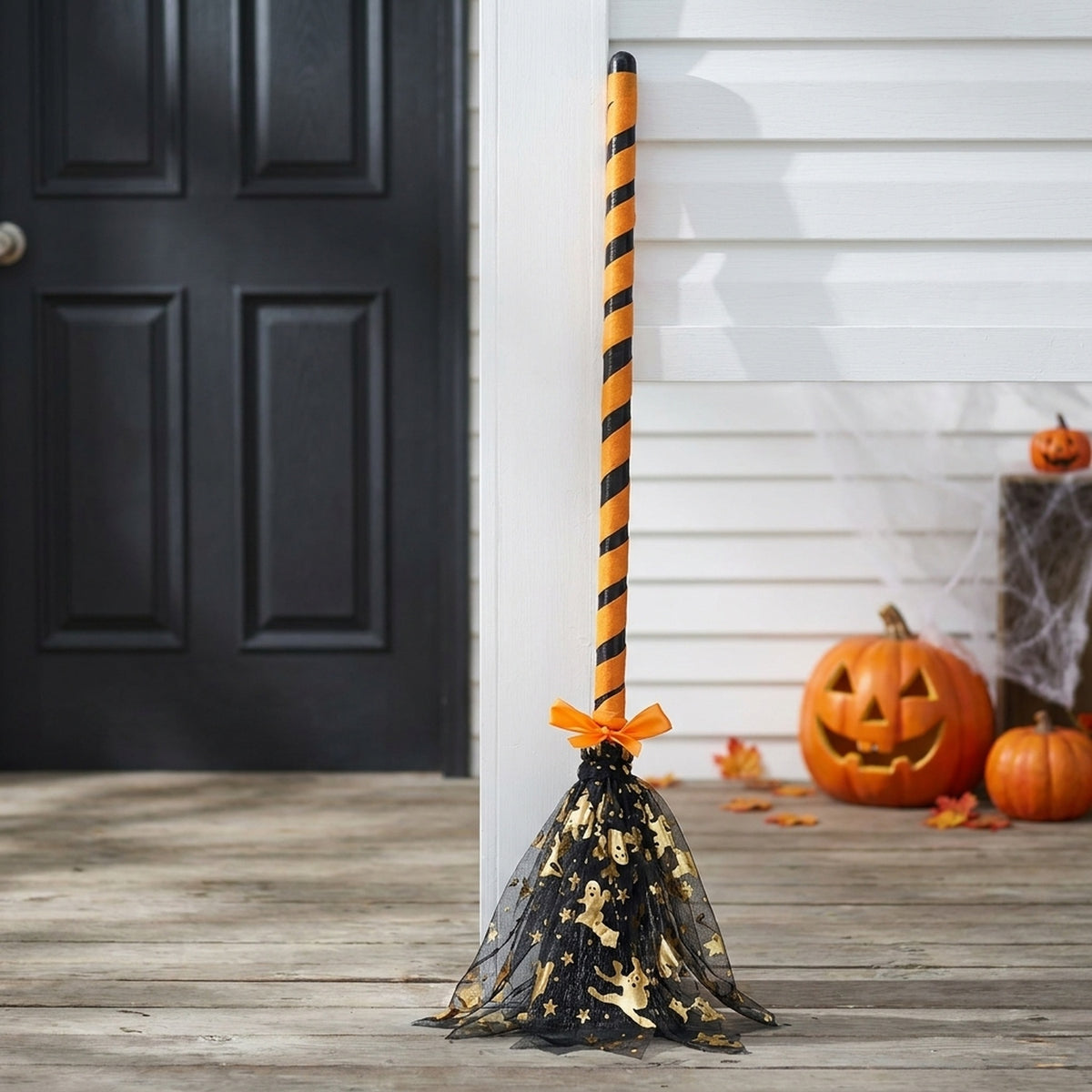 Conjure Halloween Witch Broom Prop