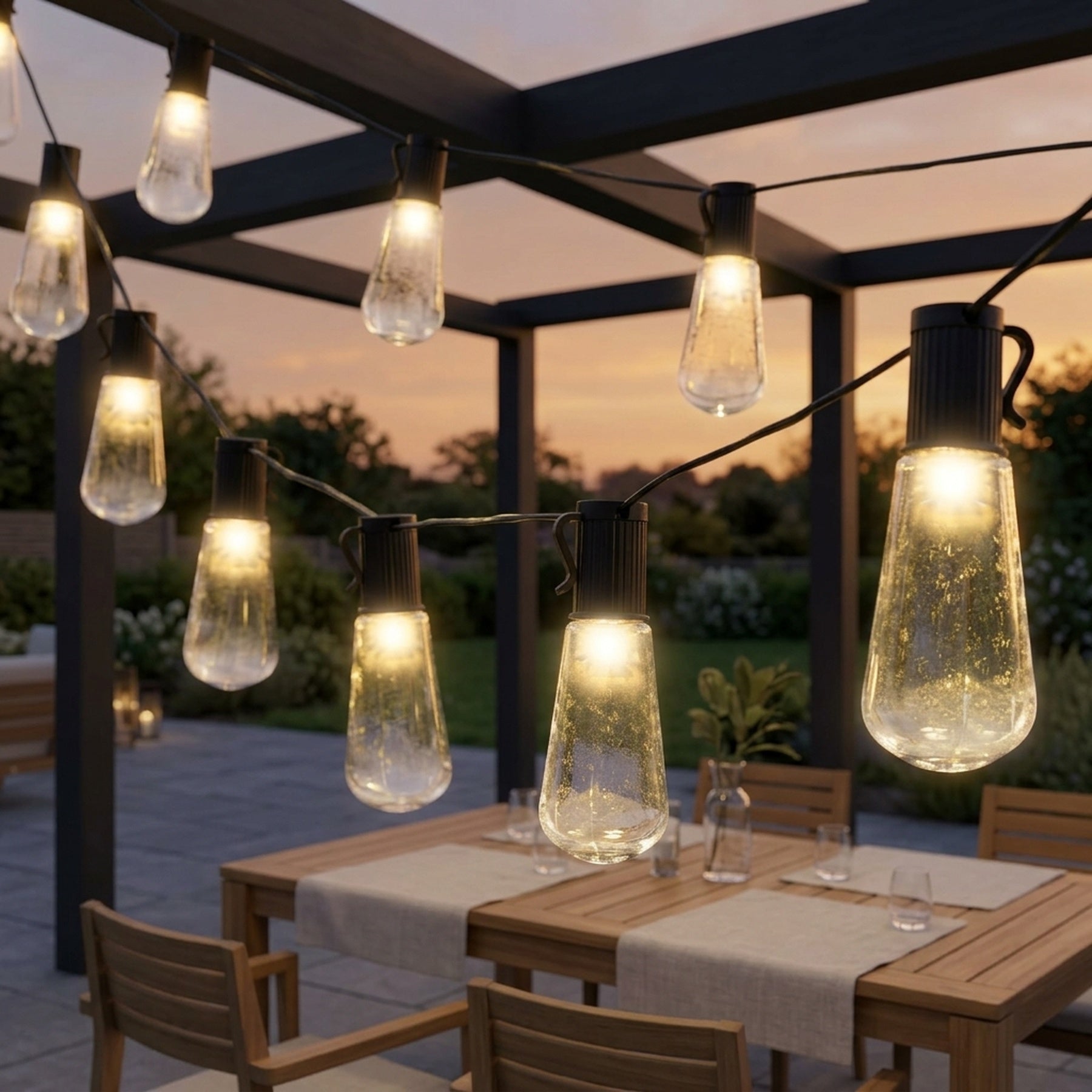 DecoBulb Solar Outdoor String Lights