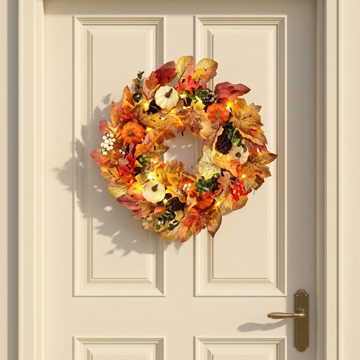 Welcome Fall Wreath Front Door Wreath