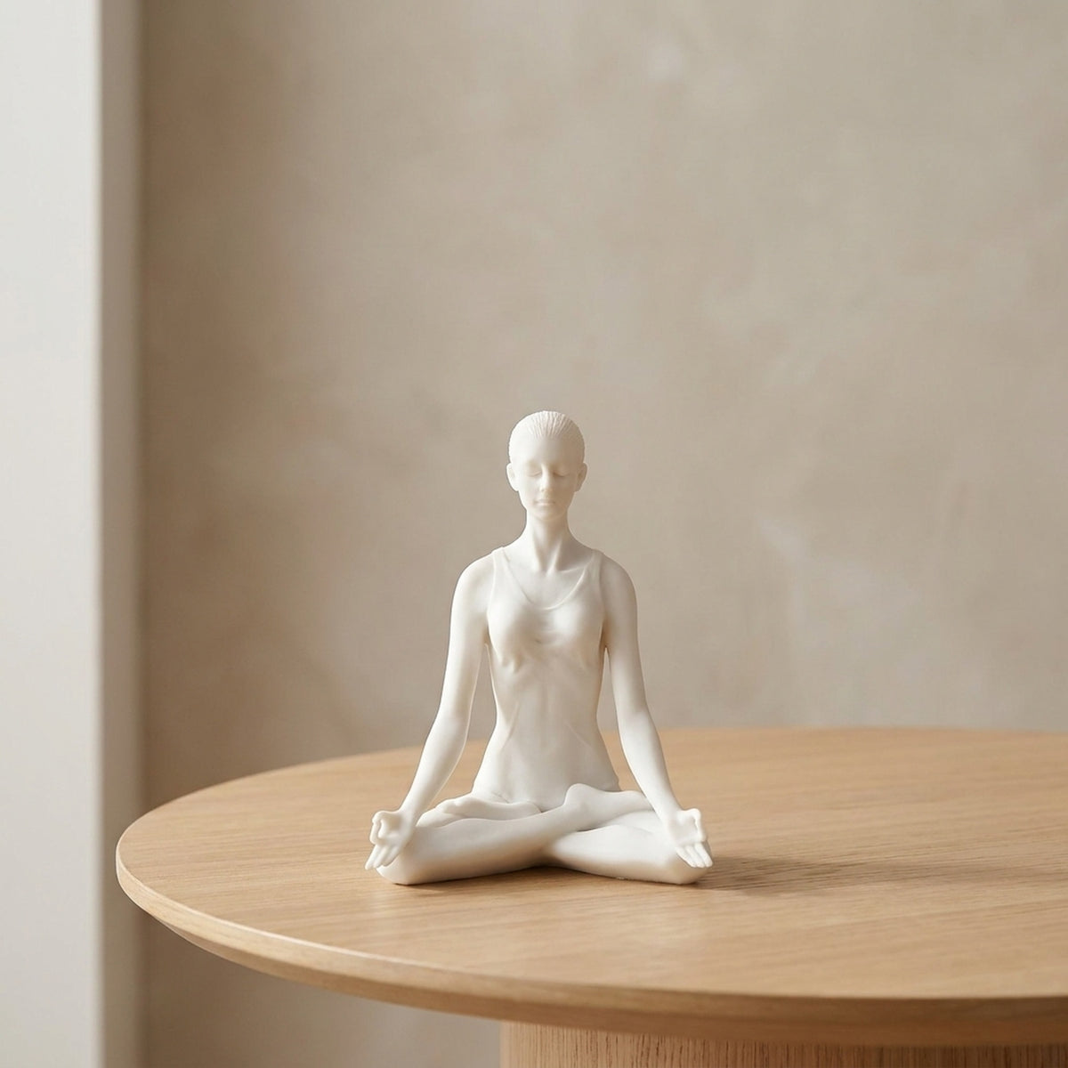 Serenity Yoga Pose Lotus Figurine
