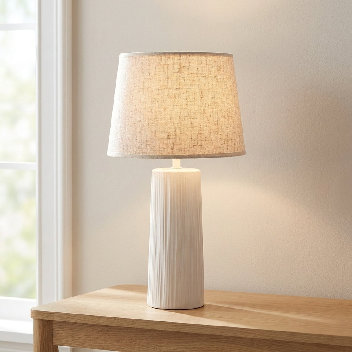 Smooth Refined Ceramic Table Lamp