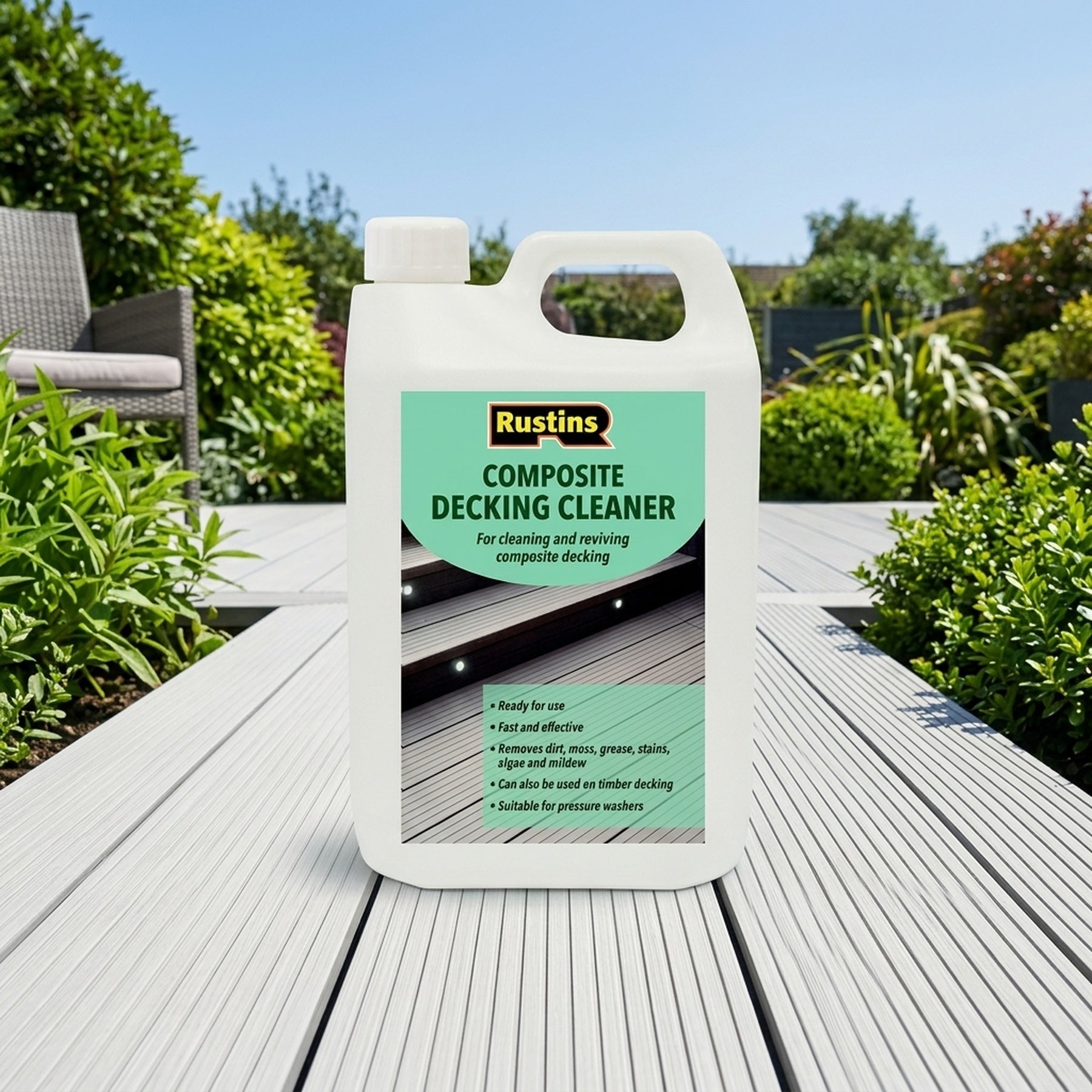 Fast-Acting Composite Decking Cleaner 4L