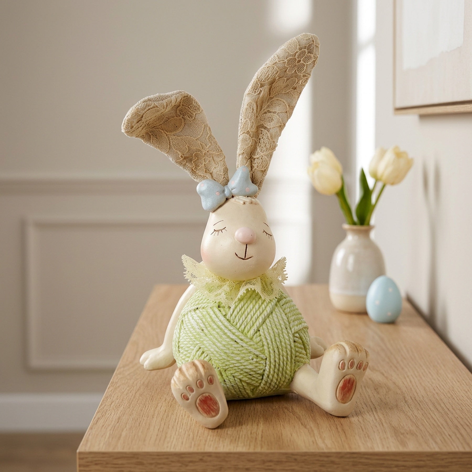 Decorative Sitting Springtime Rabbit
