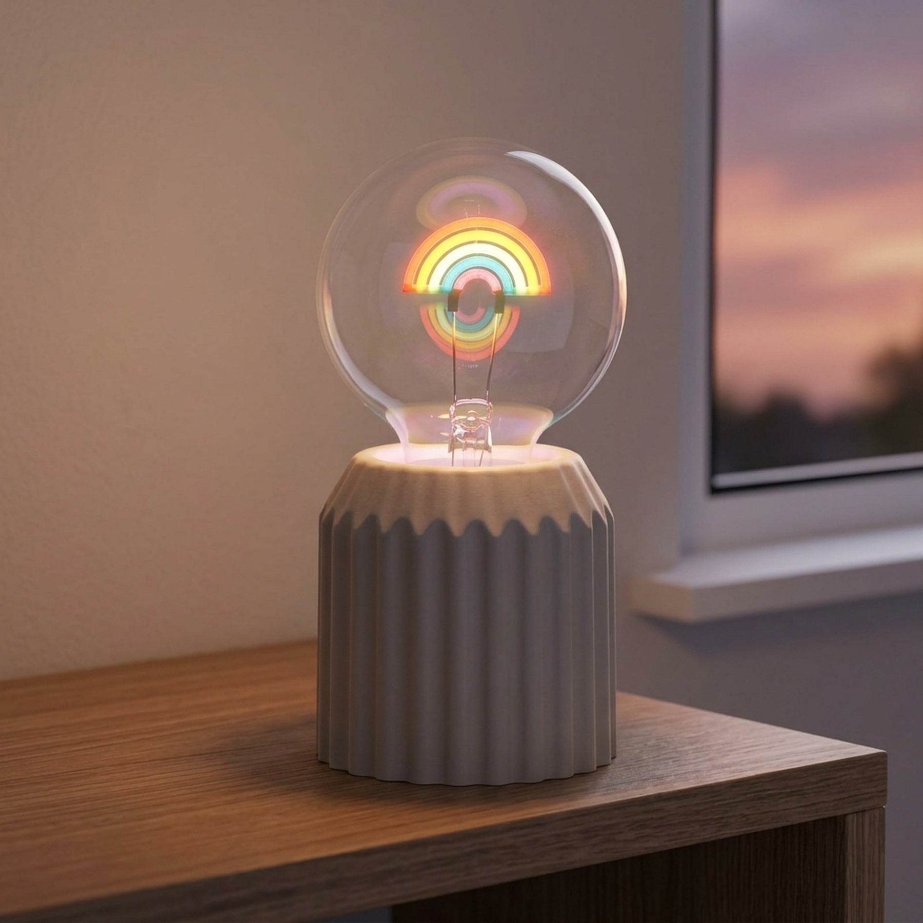 Vibrant Rainbow Neon Effect LED Lamp
