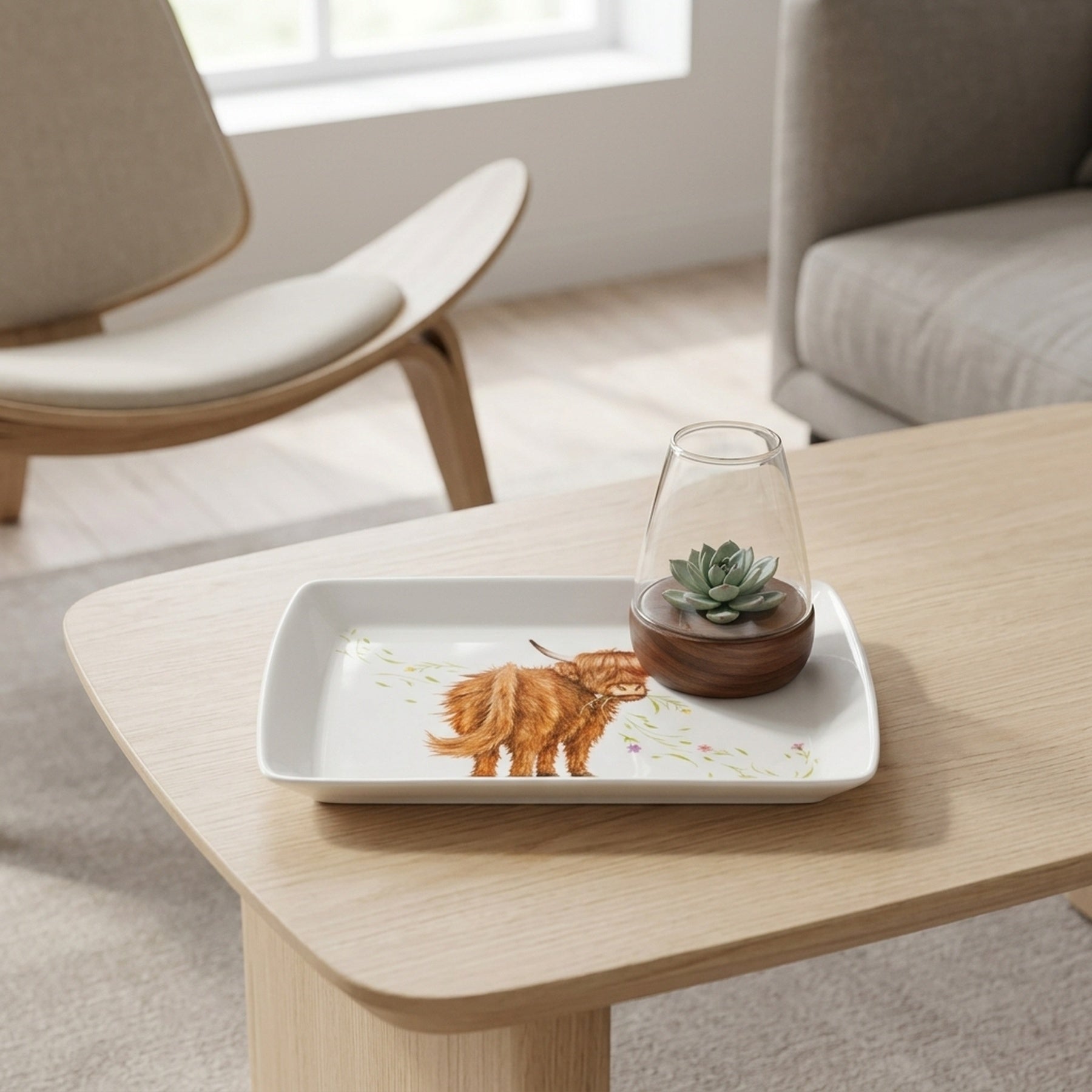 Small Highland Coe Decorative Tray