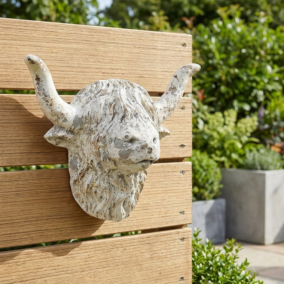 Highland Cow Head Large Wall Hanging