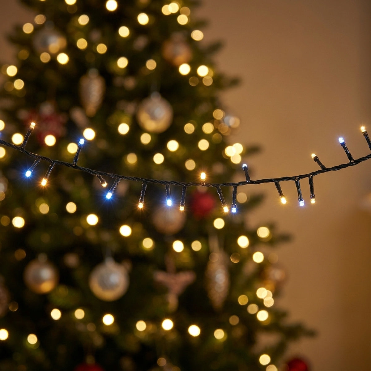 Mains Operated 750 LED Compact String Lights - Yellow