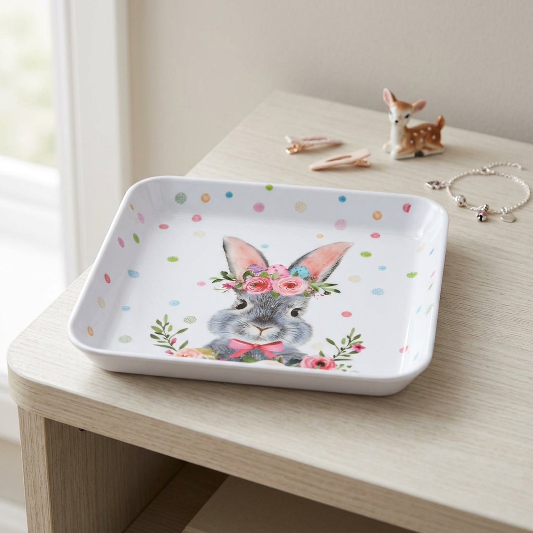 Decorative Rabbit Design Mini Tray