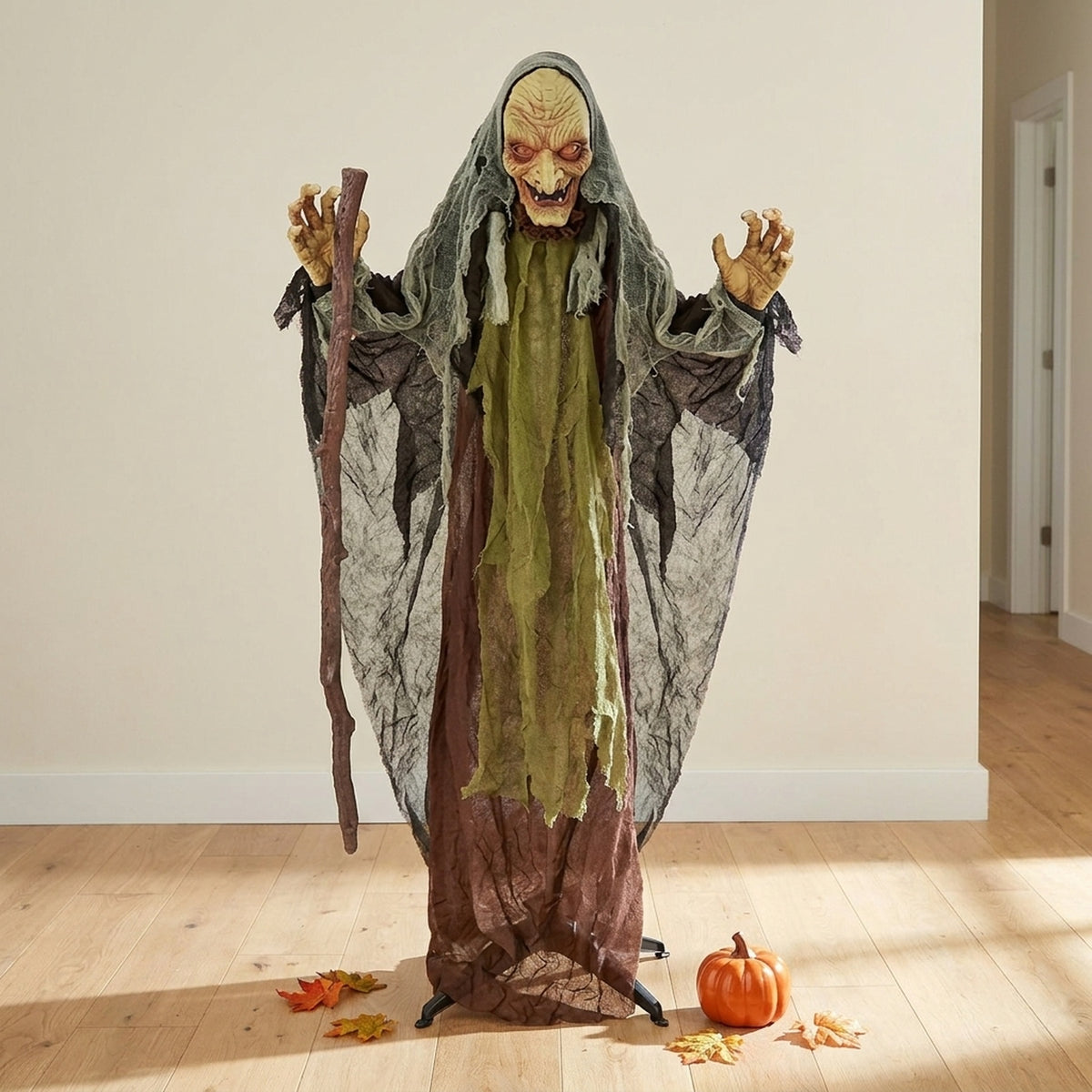 Sensor Activated Animated Halloween Witch