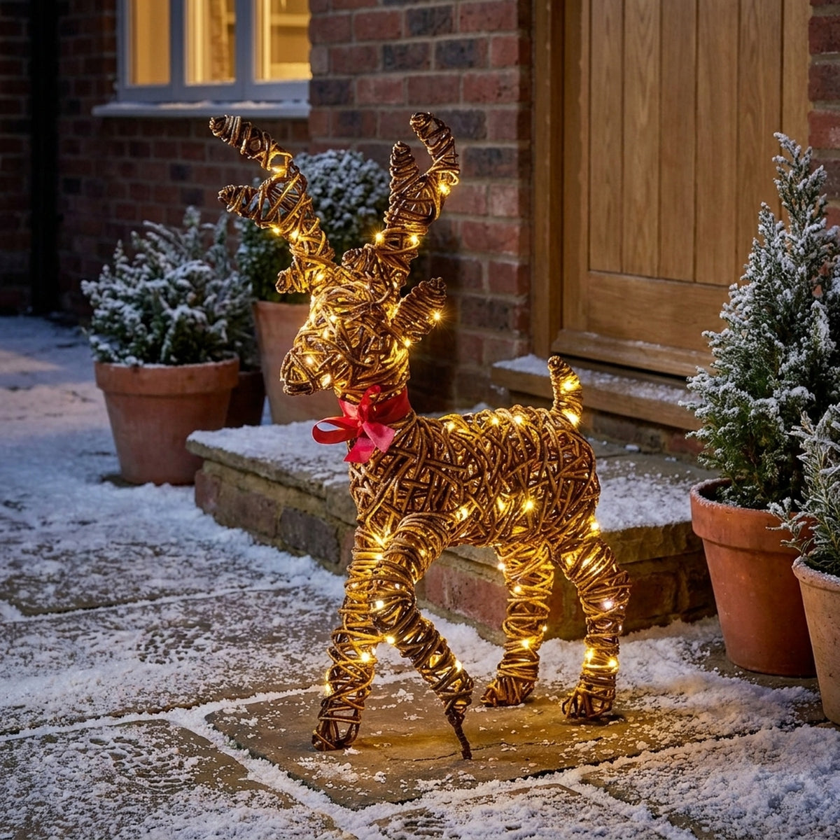 Outdoor Walking Reindeer Multi-Action Light