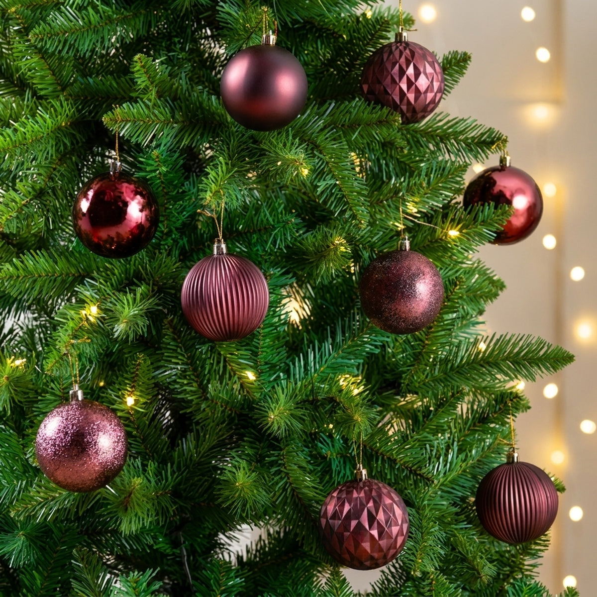 Mixed Finish Christmas Bauble 20 Pack
