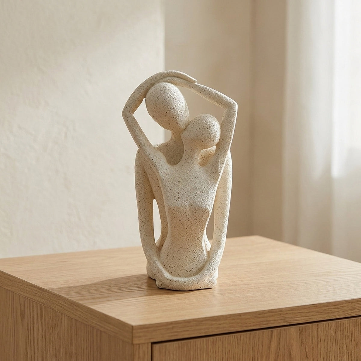 Contemporary Abstract Couple Sculpture