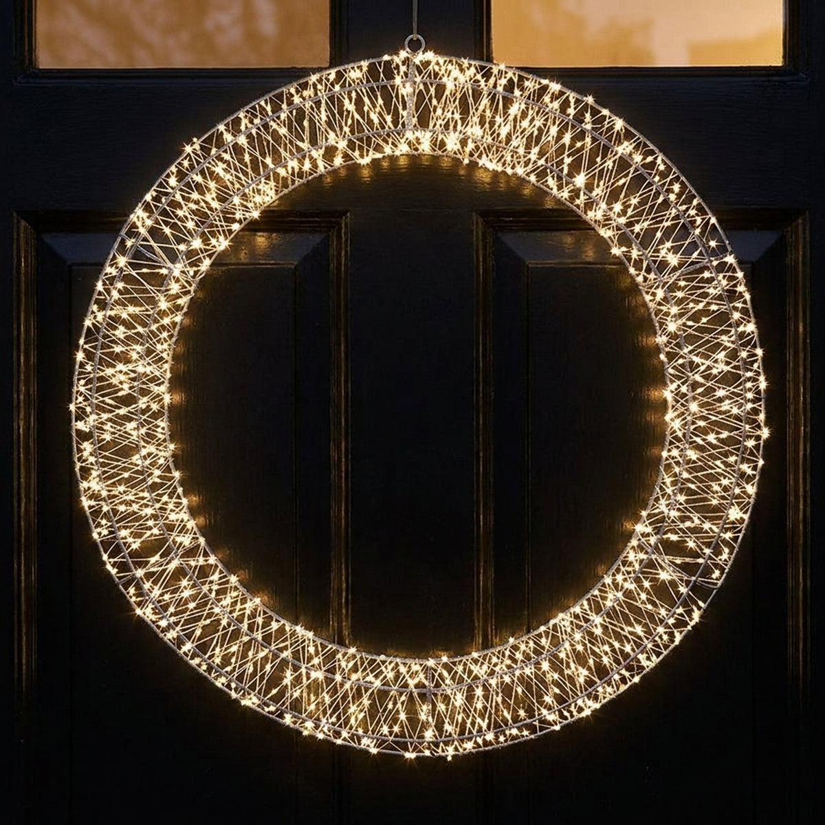 Illuminated LED Flat Back Wreath