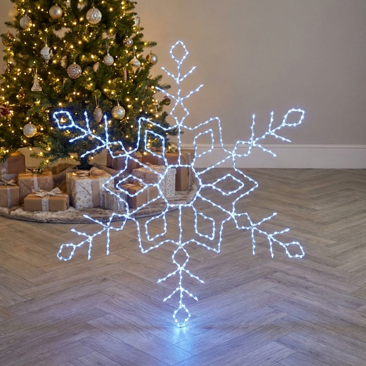Large Twinkling Snowflake Light