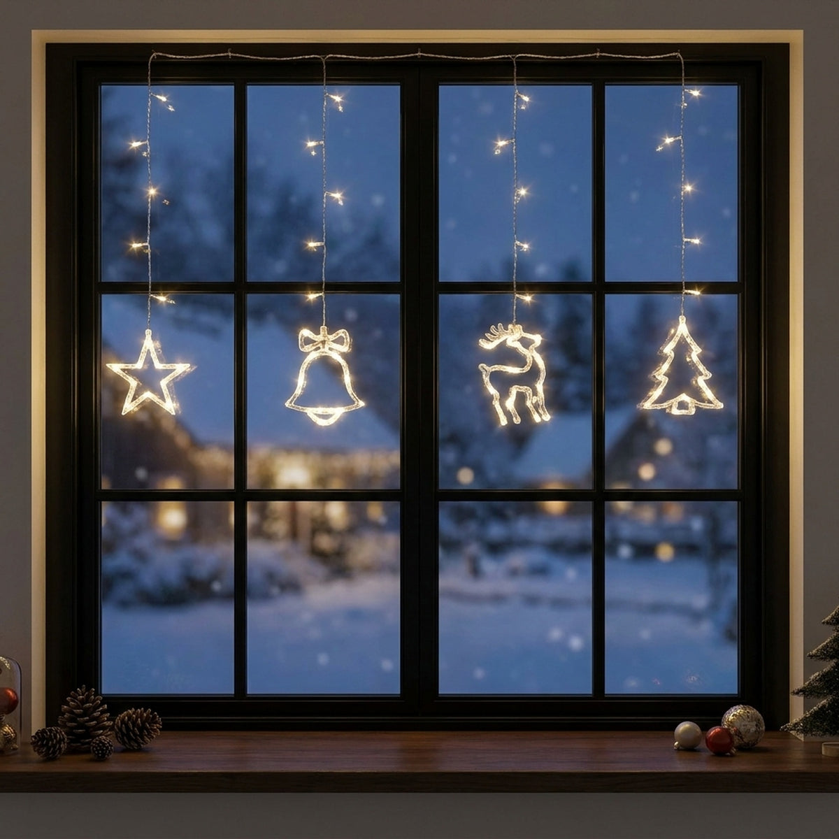 Mains Operated LED Decorative Curtain Lights
