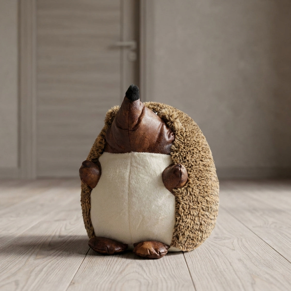 Faux Leather Hedgehog Doorstop